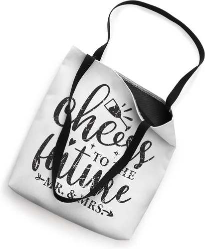 Vista 2 de Bolso de mano de boda retro de Cheers to Future Mr and Mrs