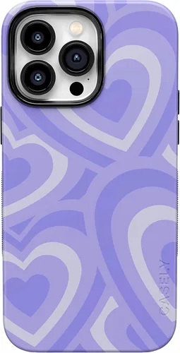 Vista 122 de Casely Funda para iPhone 14 Pro Viva La Vida Frida Kahlo Collage Floral Compatible con MagSafe Diseño protector audaz