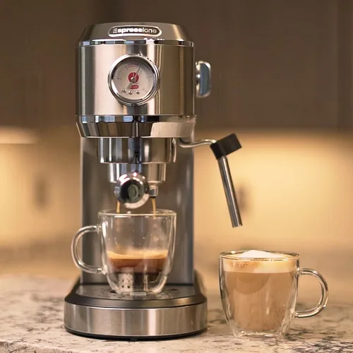 Vista 2 de Espressione Flex - Cafetera espresso 3 en 1, compatible con cápsulas de espresso E.S.E., cápsulas Nespresso® y café molido, bomba italiana de 20