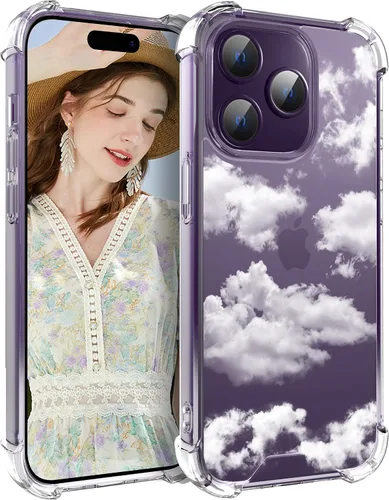 Vista 105 de Funda compatible con iPhone 15, bonita funda transparente para mujer, funda de silicona transparente para teléfono, color negro, tigre poderoso
