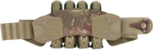 Vista 5 de Dye Arnés Precision Attack Pack 4+7 Paintball Pro Negro