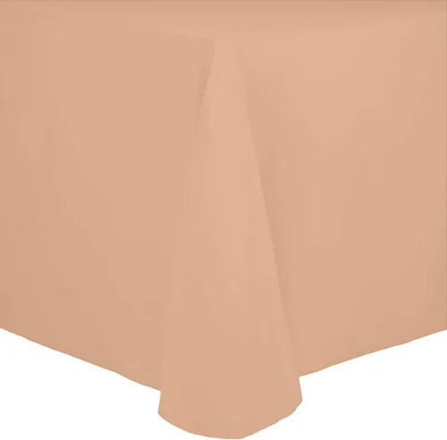 Vista 35 de Ultimate Textile Cotton-Feel - Mantel ovalado de poliéster hilado resistente a las manchas y a las arrugas, lavable a máquina, color berenjena, 1