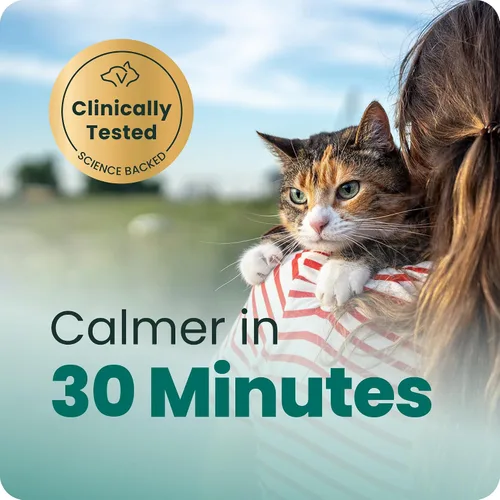 Vista 2 de VetriScience Composure, fórmula calmante para gatos, 30 masticables del tamaño de un bocado