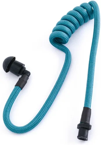 Vista 18 de Tubeez Walkie Talkie Auricular con tapones negros para los oídos – Tubo roscado de bloqueo de humedad que se adapta a cualquier auricular de radio