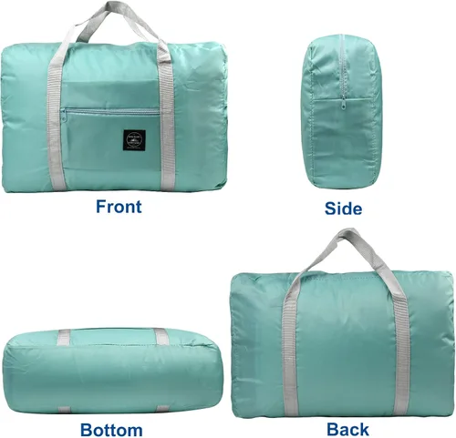 Vista 3 de Bolsa de viaje de gran capacidad, bolsa de almacenamiento de equipaje para hombres o mujeres, bolsa de viaje portátil, bolsa de almacenamiento