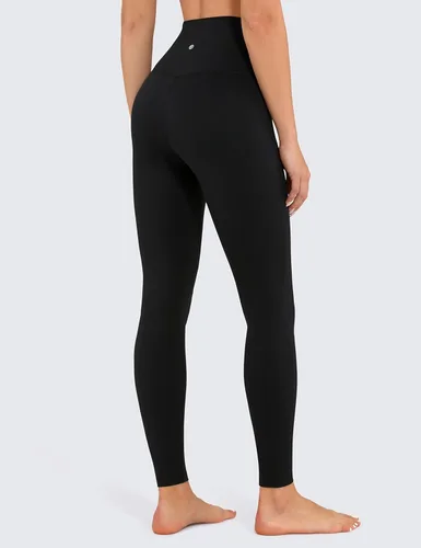Vista 3 de CRZ YOGA Air Feeling - Leggings de cintura alta para mujer, 2528 pulgadas, cálidos, gruesos, pantalones de yoga suaves y suaves para descansar