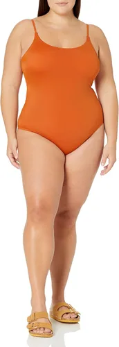 Vista 7 de Tienda Essentials Bañador de una pieza con tirantes finos para mujer