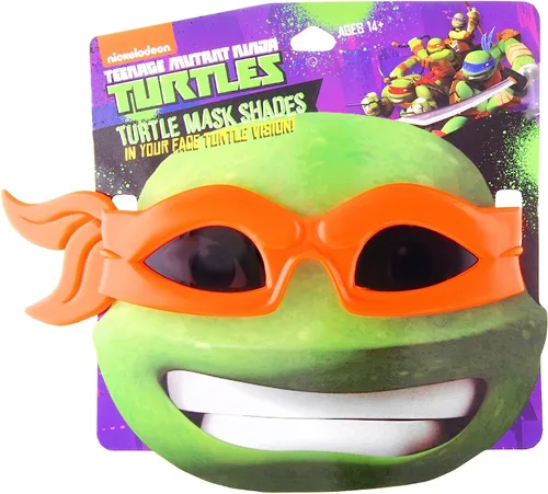 Vista 2 de Sunstaches Teenage Mutant Ninja Turtles Naranja Bandana Gafas de sol, Favores de fiesta, UV400