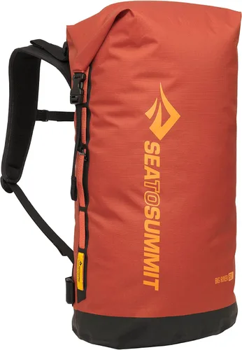Vista 11 de Sea to Summit Big River Dry Mochila con arnés ajustable, 30 litros, color negro azabache