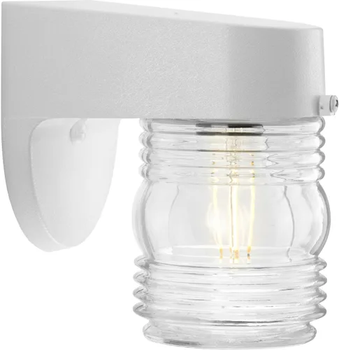 Vista 8 de Progress Lighting P5612-30 Policarbonato al aire libre, 4-3/4-Inch Ancho x 7-1/4-Inch Altura, Blanco