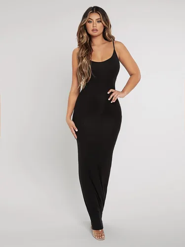 Vista 5 de Verdusa Vestido de tubo largo sin mangas para mujer, con cuello redondo, estilo casual