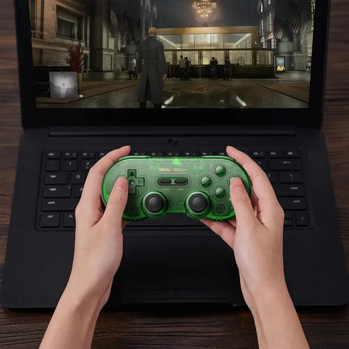 Vista 6 de 8Bitdo SN30 Pro Wireless Bluetooth Controller (Hall Effect Joystick Update) with Joysticks Rumble Vibration USB-C Cable Gamepad Compatible with