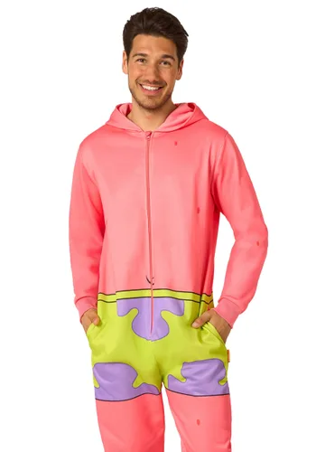 Vista 4 de Disfraz de Onesie Adulto Patrick de Bob Esponja Multicolor