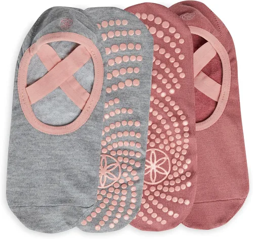 Vista 20 de Gaiam Grippy Studio Yoga Socks for Extra Grip in Standard or Hot Yoga