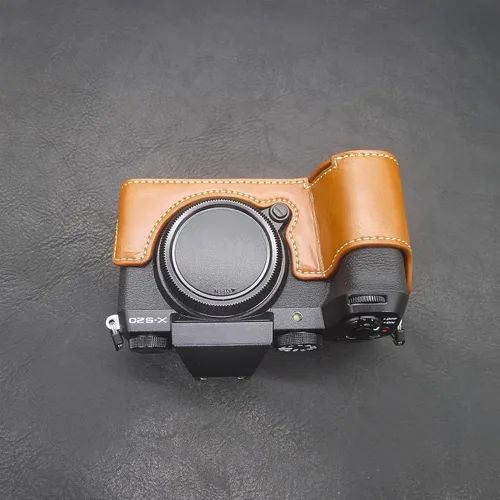 Vista 2 de Rieibi Fuji X-S20 XS20 - Funda de piel sintética de calidad para cámara digital Fujifilm XS20, funda protectora para Fujifilm XS20 X-S20