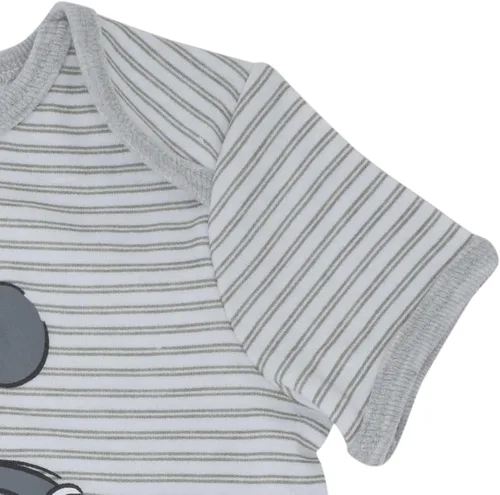 Vista 6 de Disney Conjunto de 4 piezas de Mickey Mouse traje de cuerpo con peto y pantalones