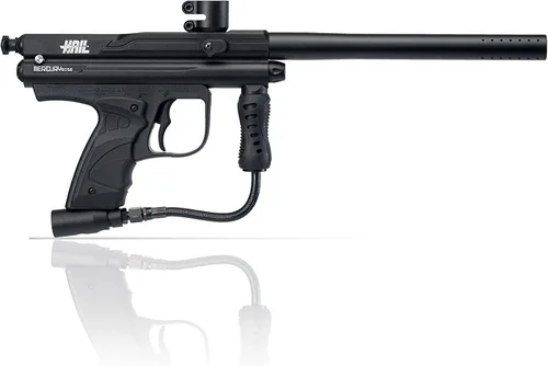 Vista 2 de Mercury Rise Marcador de Pistola de Paintball Semiautomático Hail Calibre .68 Granizo Negro