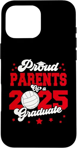 Vista 19 de iPhone 16 Parents of a 2025 Graduate Prom Graduation 25 VolleyBall Case
