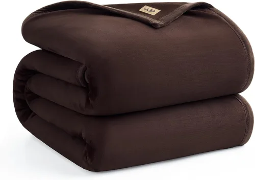 Vista 23 de UGG Coco - Manta acogedora para sofá y cama, 50 x 70 pulgadas, color negro (tinta)