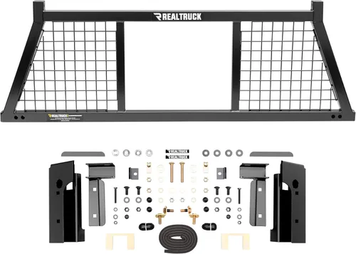 Vista 15 de RealTruck BACKRACK - Marco de estante de media lamas + kit de herramientas para uso con caja de herramientas de 21 pulgadas, combo Negro, sin