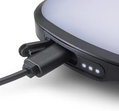 Vista 9 de AMPEX Luz de camping recargable de 300 lúmenes luz blanca con modo rojo - Interruptor de bloqueo - 200 horas de tiempo de funcionamiento con carga