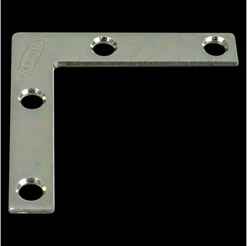 Vista 5 de NATIONAL/SPECTRUM BRANDS HHI Plancha de esquina plana N266-544 3-1/2