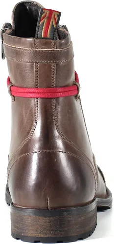 Vista 4 de Testosterone Botas de combate de cuero genuino para hombre