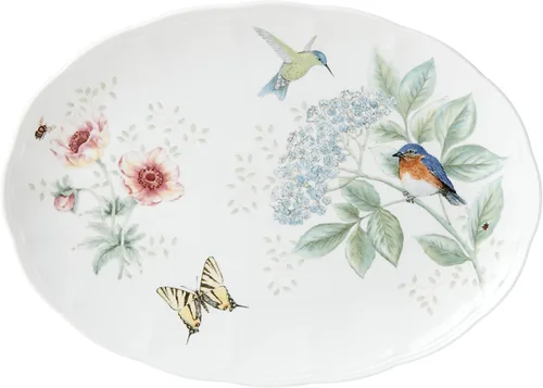 Vista 12 de Lenox 883319 Butterfly Meadow Flutter - Juego de vajilla de 12 piezas, multicolor