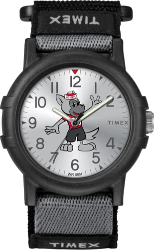 Vista 42 de Timex Reloj unisex Collegiate Recruit de 1.496 in - Tennessee Volunteers con correa de tela negra
