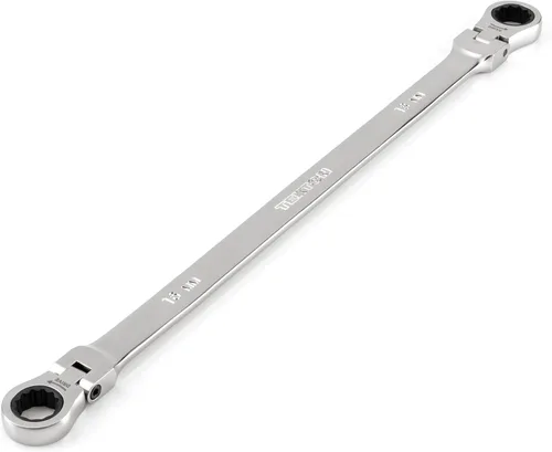 Vista 8 de TEKTON WRB36413 Flex-Head de trinquetes con cabeza larga de 12 puntas, llave de caja de 13 x 15 mm