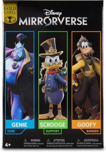 Vista 15 de McFarlane Toys - Disney Mirrorverse Genie Scrooge McDuck de 5 pulgadas y Goofy 7 pulgadas, figura de acción 3 unidades, etiqueta dorada, exclusiva