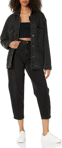 Vista 5 de The Drop Chaqueta vaquera extragrande Andrea para mujer