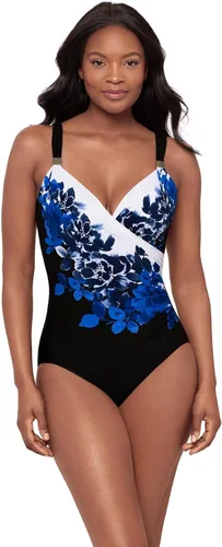 Vista 18 de Miraclesuit Traje de baño de una pieza con brasier con aros y control de abdomen para mujer