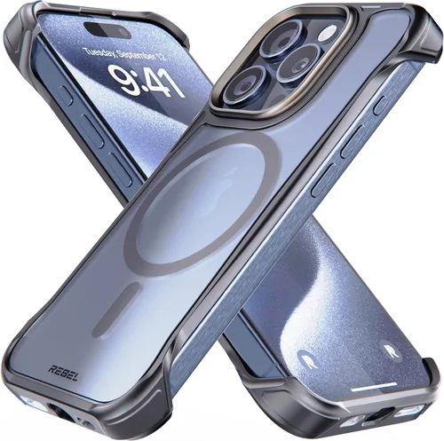 Vista 45 de Phone REBEL - Funda transparente para iPhone 14 Plus [Crystal Series Gen-4] Compatible con MagSafe Resistente, Antiarañazos, Sin Amarilleo