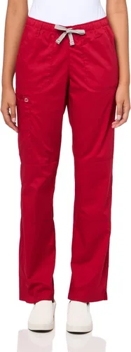 Vista 8 de WonderWink, pantalones elásticos resistentes para mujer de Wonderwork, talla petite plus Negro