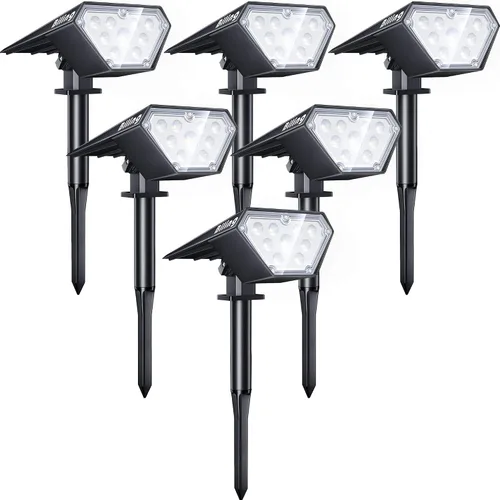 Vista 12 de Luces solares para exteriores, 2 en 1, para paisaje