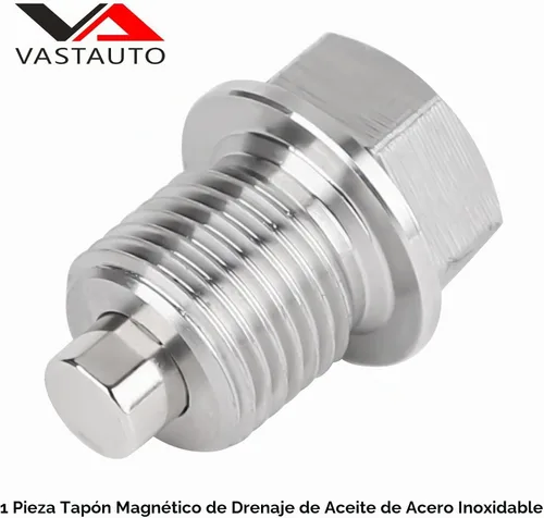 Vista 6 de Tapón de Drenaje de Aceite (M16 x 1.5 MM) Tapón de Drenaje de Aceite Magnético de Acero Inoxidable con Imán de Neodimio Compatible con Mini Cooper