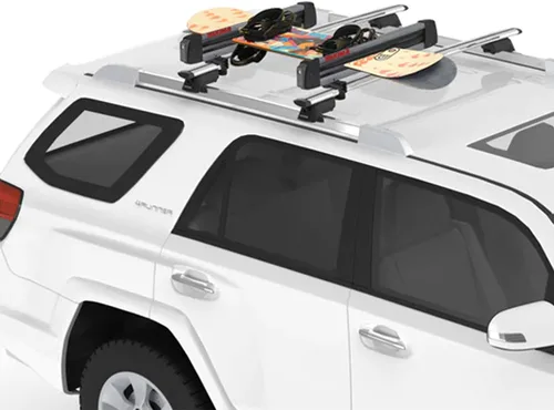Vista 8 de YAKIMA, FreshTrack - Soporte de esquí y snowboard, se adapta a la mayoría de portaequipajes