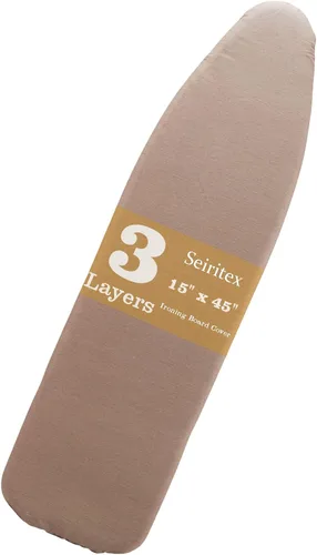 Vista 27 de Seiritex Funda para tabla de planchar de 12 x 32 pulgadas, se adapta a la tabla de planchar reflectante al calor, acolchado grueso con bordes