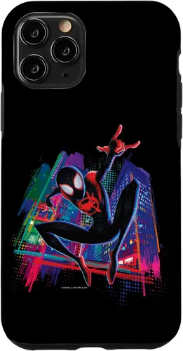 Vista 29 de Marvel Spider-Man Miles Morales Graffiti City - Carcasa para iPhone 17