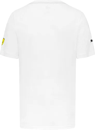 Vista 2 de Scuderia Ferrari - Camiseta Charles Leclerc - Hombre - Blanco - Talla: XL