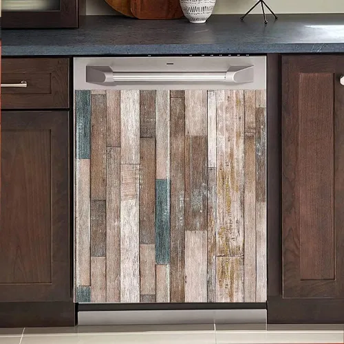 Vista 17 de Adhesivo magnético decorativo para puerta de madera para cocina, lavavajillas, panel magnético para refrigerador, cubierta magnética para Pintura