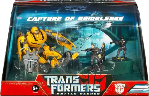 Vista 2 de Hasbro Batallas de pantalla de película Transformers - Captura de Bumblebee