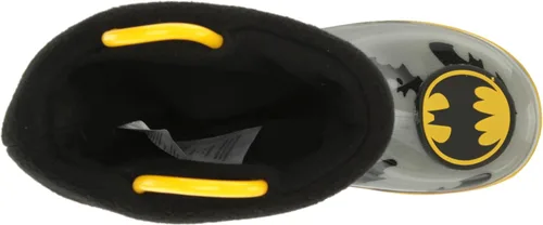 Vista 5 de DC Comics Botas de lluvia para niños Batman con forro suave extraíble para nieve