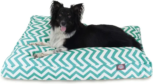 Vista 30 de Majestic Pet Chevron - Cama rectangular lavable para perros, antideslizante, cómoda cama para mascotas, cama de jaula con funda extraíble lavable