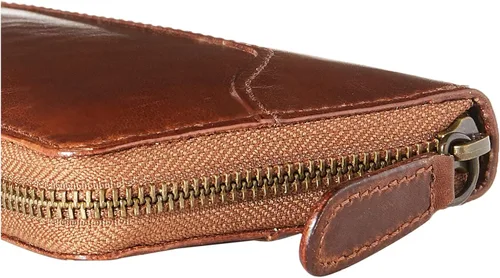 Vista 4 de FRYE Melissa - Cartera de cuero con cremallera