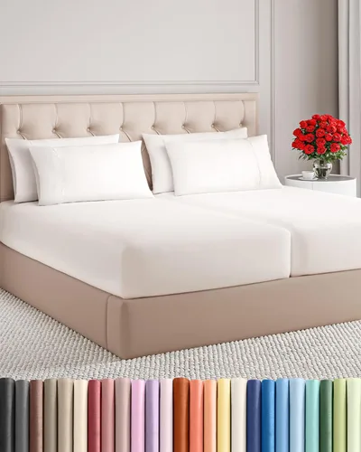 Vista 76 de Juego de sábanas Twin de 4 piezas - Cómodo, transpirable y refrescante - Juego de ropa de cama de lujo de hotel ultrasuave con bolsillos profundos