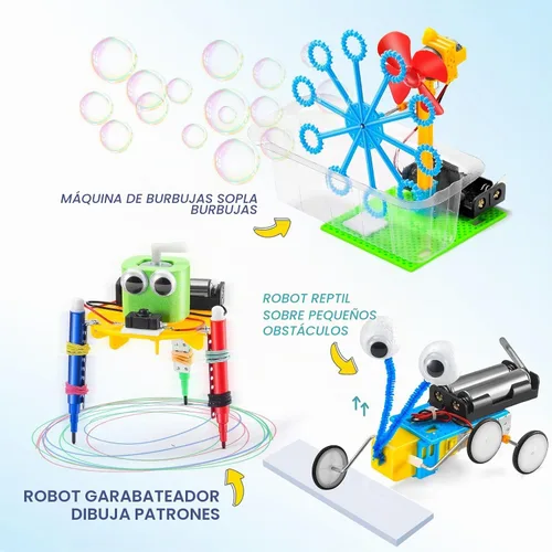 Vista 3 de STEM Toys Kits de ciencia para niños, robótica, regalos de cumpleaños