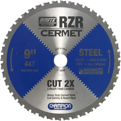 Vista 7 de Champion Cutting Tool Corp - Hoja de sierra circular de 5-3/8 pulgadas, 50T (RZR-538-50-ST), acero inoxidable