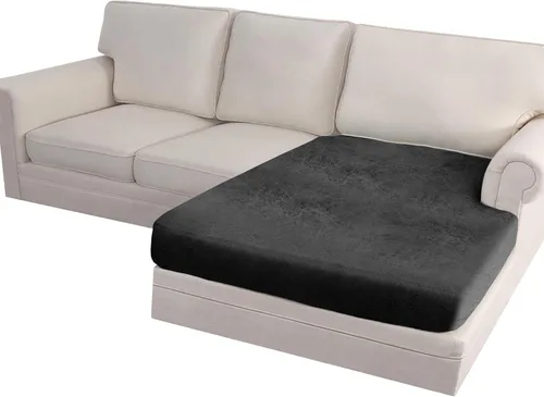 Vista 91 de Funda de cojín para sofá con aspecto de cuero, 1 unidad, elástica, para sala de estar, funda de cojín individual para sofá, protector de asiento